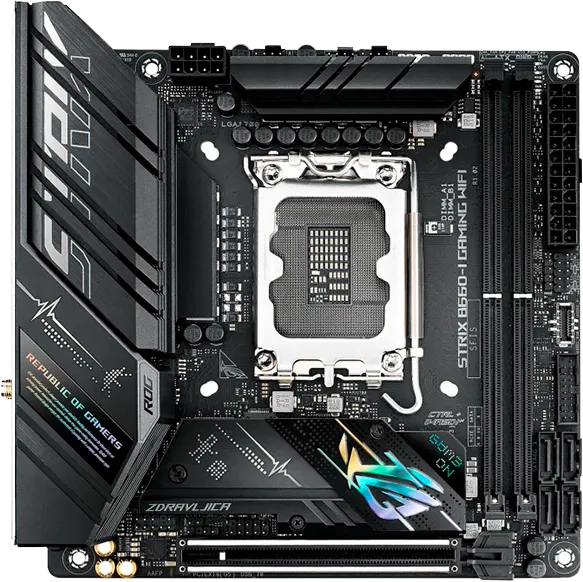 Замена микросхемы усилителя Asus ROG Strix B660-I Gaming WiFi