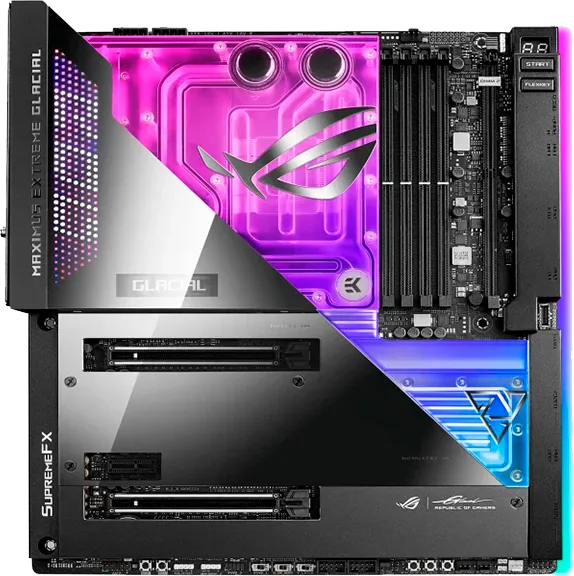 Замена микросхемы усилителя Asus ROG Maximus Z690 Extreme Glacial