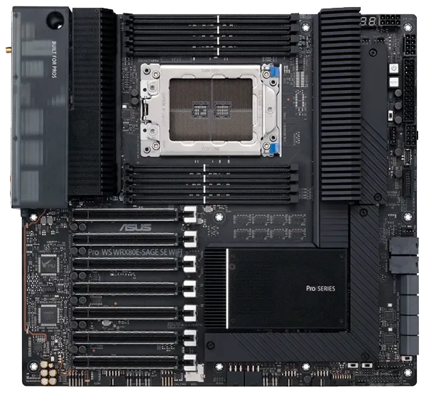 Замена микросхемы усилителя Asus Pro WS WRX80E-Sage SE WiFi